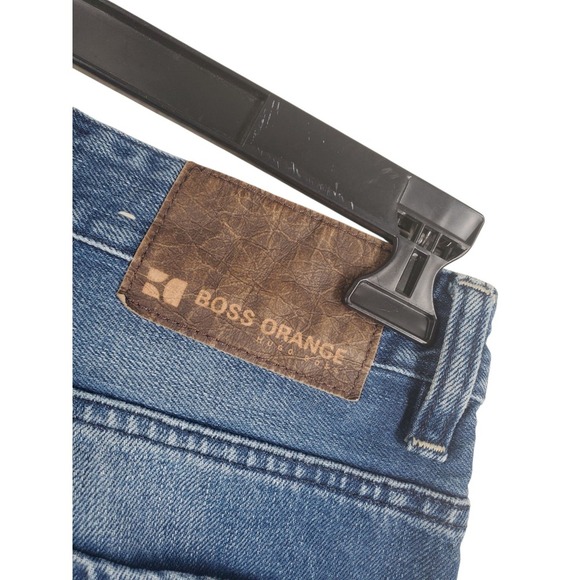 Hugo Boss Orange Blue Jeans Mens 32x30 Buttonfly Straight Leg (31x29) - Picture 7 of 12